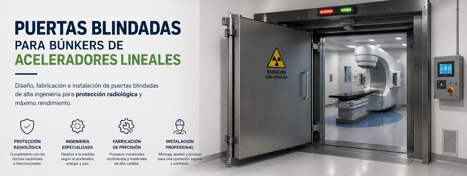 Puertas Blindadas de Ingeniería para Centros de Radioterapia